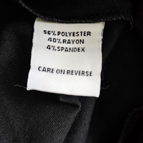 vintage Calvin Klein Pants Women’s Size 8 Gray  Skinny Pull On Dress - Picture 9 of 9